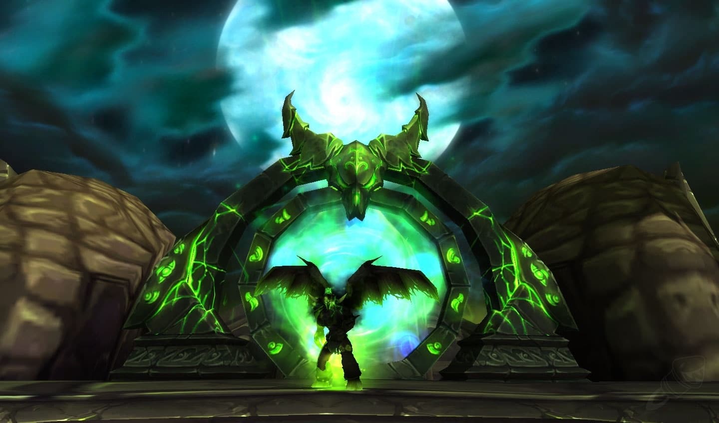Illidan at the Black Temple entrance