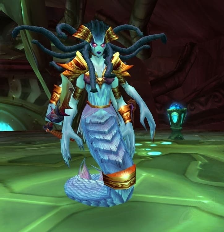 Lady Vashj inside Serpentshrine Cavern